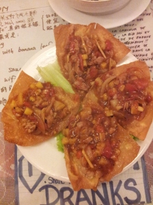 Probably my favourite dish in the whole of Vietnam: fried shrimp wontons with sweet and sour pork